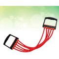 Miniatyrbild 9 av 9: Fitness Elastisk Drag Rpe Bdybuilding Expander Justerbar ng Eerciser Sing Eerciser Dual- Expander Arm Dragning Resistent Band Instrument Slumpmässig