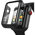 Pikkukuva 1 / 5: Yhteensopiva Apple Watch Series 3 / Series 2 -kotelon kanssa, jossa on näytönsuoja 38mm Lisätarvikkeet Ohut suojus Ohut puskuri Täysi peitto Matta kova kansi Defen