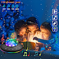 Miniatyrbilde 3 av 5: Stjerneprojektor. Galaxy projektorlys. Ocean Wave Led