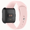 Miniatyrbillede 2 af 5: Til Fitbit Versa 2 / Fitbit Versa Lite Solid Color Silikonurrem TRS Pink