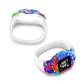 Miniatyrbilde 3 av 5: For Garmin Vivofit Jr3 Silikon Rem med Trykk uten Spenne PYV Painted
