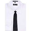 Miniatyrbilde 2 av 2: Herre Designer Ensfarget Tuxedo Formell Glidelås Slips