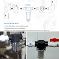 Miniatyrbilde 3 av 5: 3/4\" Hunn NPT In-Line Sil, Hage Slange Sediment Filter