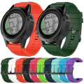 Miniatyrbillede 5 af 5: Til Garmin Fenix 5x 26mm Fenix3 / Fenix3 Hr Silikone Urrem KJV White)
