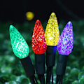 Miniatyrbilde 3 av 6: C6 batteridrevne julelys, 50 LED 17FT julelys med 8 moduser, vanntett juledekorasjon for juletre Wresth Garland