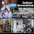 Miniatyrbillede 3 af 7: Batteridrevne lyskæder til indendørs soveværelse, Calibre 0,8IN 20ft 60led Globe Fairy Lights med timer, 8 tilstande klyngelys til udendørs klasseværelse