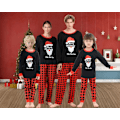Miniatyrbillede 2 af 5: Jule familiematchende pyjamas røde ferie pjs sæt bomuldssovewear
