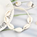 Miniatyrbillede 6 af 7: Ny 2025 Seashell Anklet Håndlavede Conch Anklets til Unisexs Kvinder Sommer Strand Smykker Barfodet Ankel På Benrem Tilbehør Mode Som Billede