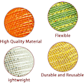 Miniatyrbillede 3 af 5: 4 ruller Halloween Deco Mesh - 10 tommer x 10 yard Deco Mesh ruller - Metallic folie