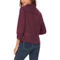 Miniatyrbilde 5 av 5: Kvinners Rynket Erme Lett Tynn Chiffon Blazer