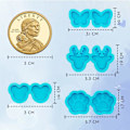 Miniatyrbilde 2 av 5: Stud Ørepynt Silikonharpiksform 4 Par for Smykker