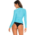 Miniatyrbillede 3 af 5: Kvindernes UV Solbeskyttelse Langærmet Rashguard Badetøj Top