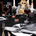 Miniatyrbilde 3 av 5: Halloween Serviettring Dekorasjon 8 stk, Metallringholdere for Hjem Bursdag