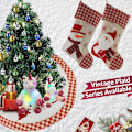 Miniatyrbilde 2 av 5: Klassisk julekulesett med 2 snømann-juledekorasjonsfest for familien,