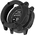 Miniatyrbillede 3 af 5: Beskyttelsescover Kompatibelt med Garmin Instinct 2X, Bløde Anti-Drop TPU Beskyttelsesetuier Smart Watch Tilbehør (Sort) Sort