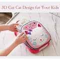 Miniatyrbilde 5 av 5: Lunchposer for barn. 3D-isolert gjenbrukbar LunchTote Cooler Lunchbox