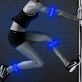 Miniatyrbillede 5 af 5: [4 stk. LED Slap Armbånd Lys Glow Band til Løb, Udskiftelig
