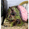 Miniatyrbild 7 av 7: Ebros Day of The Dead Zombie Vampire Frankenstein Skull med öppen hjärna Figurine 6\" Lång Undead T Virus Infected Statue Dead Apocalypse Zombies