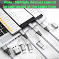 Miniatyrbilde 3 av 5: USB C Multi Hurtiglading Kabel PD 60W 3A Data Synkronisering Nylon Flettet