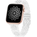 Miniatyrbilde 1 av 5: Blomstrete silikonbånd kompatibelt med Apple Watch -bånd 38 mm