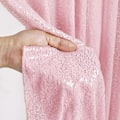 Miniatyrbillede 4 af 5: Pink Sequin Baggrund 2 Paneler 2FTx8FT Fødselsdagsfest Baggrund Gardiner Glitter