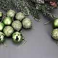 Miniatyrbild 4 av 5: 24 st julgranskulor set 1,57 tum mini obrottsäkra semester