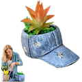 Miniatyrbild 9 av 9: Cowboy-byxor Blomkrukor | Suckulent Blomkruka Prydnader, Kreativa Suckulent Blomkruka Prydnader, Roliga Byxor Bonsai Kruka Harts Blomkruka för Hatt