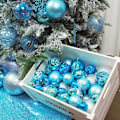 Miniatyrbilde 4 av 5: 20 stk julekulepynt - Uknuselige store hengende balldekorasjoner