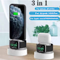 Miniatyrbilde 5 av 5: Lader for Apple Watch Stand Airpods 2-i-1