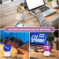 Miniatyrbild 5 av 8: 3D Digital Fotoram, 3D Kristallfoto, Digitalklocka, Väckarklocka, RGB Nattlampor för Sovrum, Presenter till Barn, Bröllopspresenter till Par, LCS