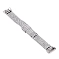 Miniatyrbillede 5 af 5: For Fitbit Charge 4 Dobbelt Forsikringsspændemilansk Urrem FDT Silver
