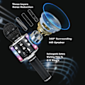 Miniatyrbilde 4 av 5: Trådløs Bluetooth-karaokemikrofon for barn, bærbar