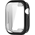 Miniatyrbillede 5 af 5: Skærmbeskytter Kompatibel med Apple Watch Series 10 46mm Beskyttelsesetui Tilbehør Beregnet til Apple Watch Series 10 Skærmbeskytter (Sort, Stjerneskær)