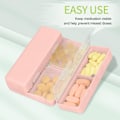 Miniatyrbillede 5 af 5: 2 stk. Daily Pill Organizer, 7 rum Portable Pill