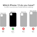 Miniatyrbillede 6 af 6: NEXT SERIES med MagSafe Cover til iPhone 13 (KUN) - SORT KRYSTAL (KLAR/SORT) SORT KRYST