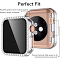 Miniatyrbild 4 av 5: Hårt fodral för Apple Watch 38 mm, Bling Diamonds med skärmskydd