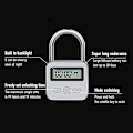 Miniatyrbillede 2 af 4: Smart Time Lock, 99 timer maks timinglås med LCD-skærm Multifunktion elektronisk rejsetimer