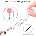 Miniatyrbild 2 av 5: 1-pack sjuksköterskemärke rulle - Retractable Badge Holder med 360° Swivel Alligator Clip