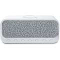 Miniatyrbild 7 av 7: Väckarklocka Radio, Sängbords LED Väckarklocka med USB-laddare & Trådlös QI-laddning, 5.2 Bluetooth-högtalare, FM-radio för djupsövande Vit Vit
