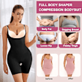 Miniatyrbilde 2 av 5: Shapewear Bodysuit Tummy Control Waist Trainer Seamless Fajas Full Body Shaper