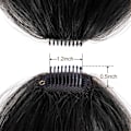 Miniatyrbilde 5 av 5: Clip-in lugg for kvinner 100% ekte hår extensions Wispy lugg Fringe