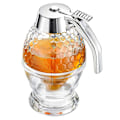 Miniatyrbillede 1 af 5: Honningsirupdispenser, 200 ml honningdispenserbeholderbeholder i akryl, opbevaringsbeholder uden dryp, moderat flowbpa-fri