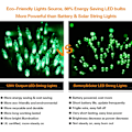 Miniatyrbilde 5 av 7: Grønne julelys, 33ft 100 LED Mini juletrelys, 120V UL-sertifiserte LED-strenglys for St. Patrick's Day, Halloween, jul,