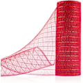 Miniatyrbillede 1 af 5: Deco Mesh Bånd, 10 tommer x 30 fod Hver rulle Metallic Foil Mesh Bånd til