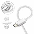 Miniatyrbillede 2 af 5: Android-oplader Micro USB-kabel 2-pak 6FT hurtigopladningskabel