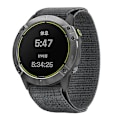 Miniatyrbild 1 av 5: För Garmin Fenix 6 22mm Stickad Nylon Loop Watch Band SFH Grey
