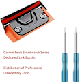 Miniatyrbillede 3 af 4: For Garmin Instinct 2s 20mm Silikonurrem SRX Skyblue