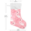 Miniatyrbild 3 av 7: Julklapp, personliga julklappsstrumpor 2-pack Flamingo Rosa Tropisk Växt 45,7 cm Julstrumpor Hängande Ornament Kamin för B