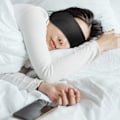 Miniatyrbillede 5 af 5: Sovende Hovedbøjle Høretelefoner - 3.5mm Jack, Blødt Elastisk Bånd med Tynde Højttalere til Søvn, Rejse & Meditation (Sort)