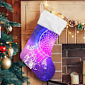 Miniatyrbild 1 av 7: Julklapp, Personliga Julklappsstrumpor 2-pack Indisk Drömfångare Fjädrar Boho Måne 18 tum Julstrumpor Hängande Ornament Kamin